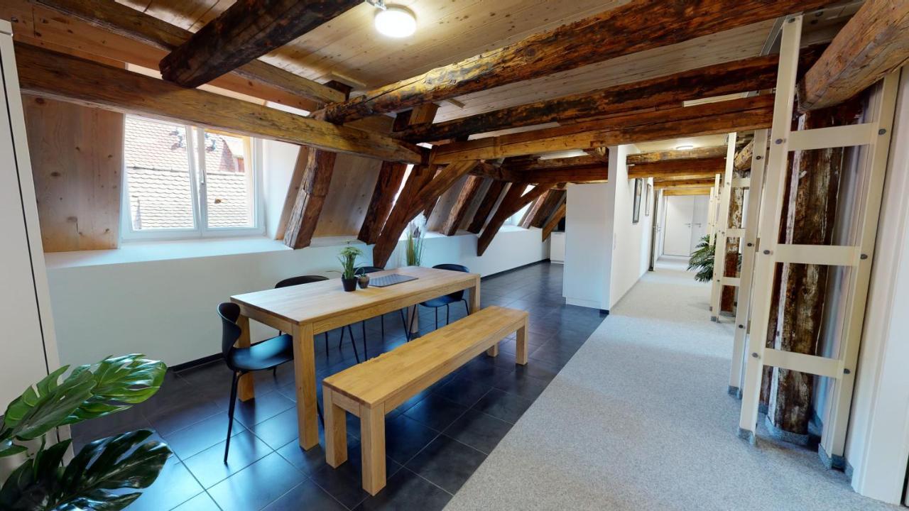 Karl V - Geschichte Leben Im Herzen Der Altstadt ชเวบิชฮัลล์ ภายนอก รูปภาพ
